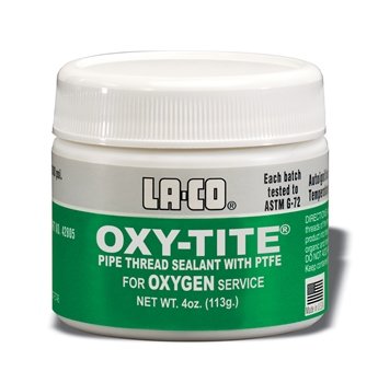 Vedador para linha de Oxigênio LA-CO Oxy Tite PTFE 4 oz - 113g 42805 3 59318b7f80dfd7c5fb69a6bdd13a9d03